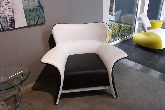 Sessel Modern schwarz-weiß